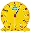 Learn How to Tell Time Teaching Clock – Large 12" Classroom Demonstration Night and Day Learning Clock