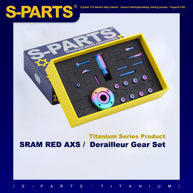 Amazon.com: S-PARTS Titanium Derailleur Gear Screws