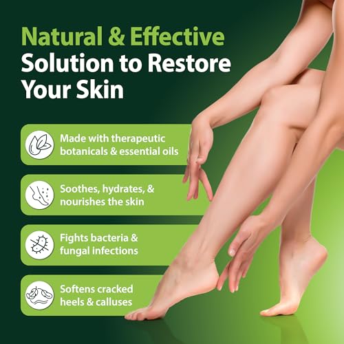 Derma-Nu Foot and Body Oil with Tea Tree Oil - Hydrating Foot Care and Foot Spa for Cracked Heel Repair - Soothes Dry, Irritated Skin and Foot Odor - (4oz) - Image 5
