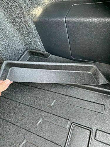 Eaccessories Ea Cargo Liner - Trunk Mat For Volkswagen Jetta 2011-2018 – Weather-Resistant Trunk Mats For Cars With Raised Lip – Non-Slip Car Trunk Mat Rubber – Easy To Install – Laser Pre-Cut Design #TOP4