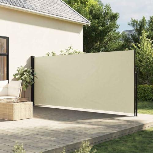 Vetnasa Toldo Lateral retráctil Crema 160x600 cm Casa y jardín, Jardín, Artículos de Exterior, Sombrillas Crema 7,9 KG