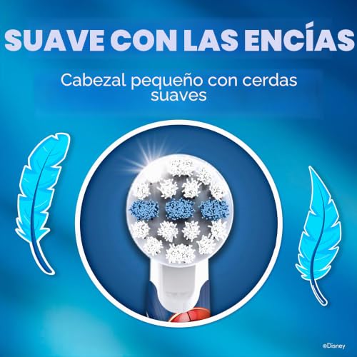 Cepillo de dientes eléctrico Oral-B para evitar caries infantiles con cerdas suaves 3