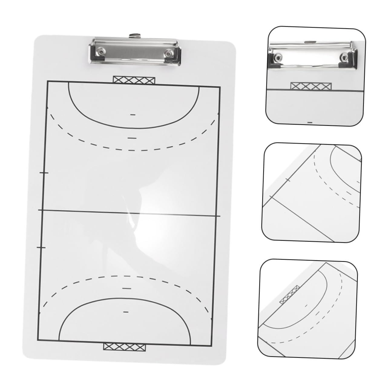 Handball Taktikboard Doppelseitig aus Pvc 2 Stück Trainerboard zum Aufschreiben von Strategien und Training für Handball Wettkämpfe und Trainingszubehör