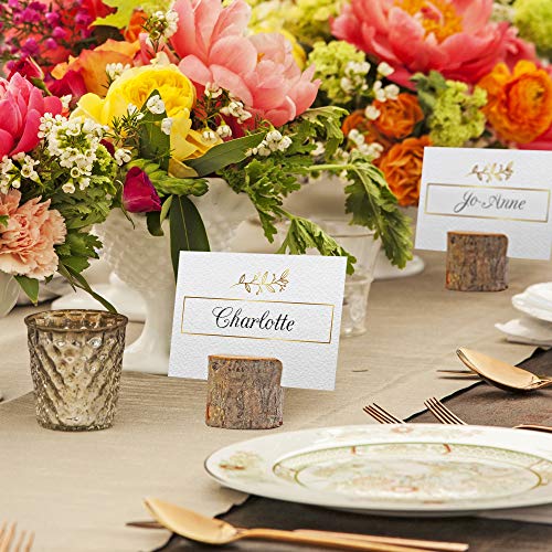 THE TWIDDLERS - 50 Segnaposto da Tavolo in Legno