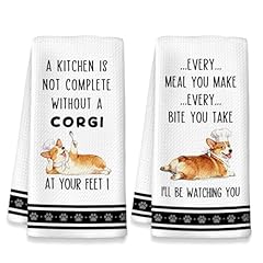 00-funny Corgi Towels Set of 2