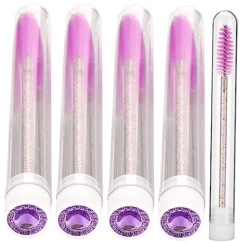 Gogogmee Travel-size 5 Pack Disposable Mascara Wands Eyelash Brow Makeup Brushes