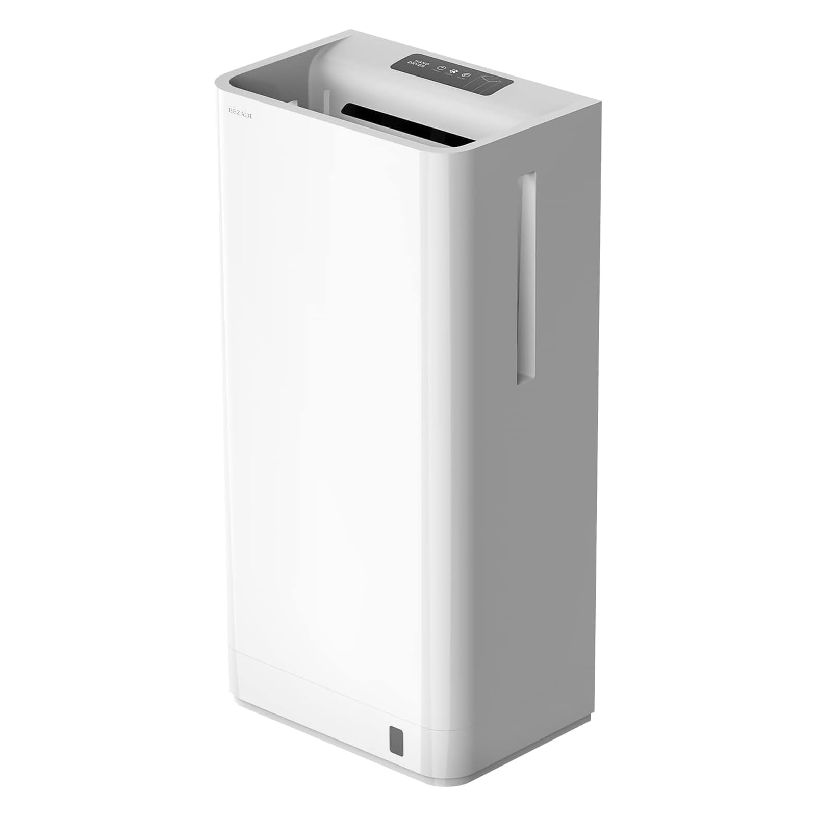 Vertical Hand Dryer HEPA Filtered 1800W High-Speed Wall Mount Jet Automatic Infrared Air for Commercial and Home Bathroom,White 2688