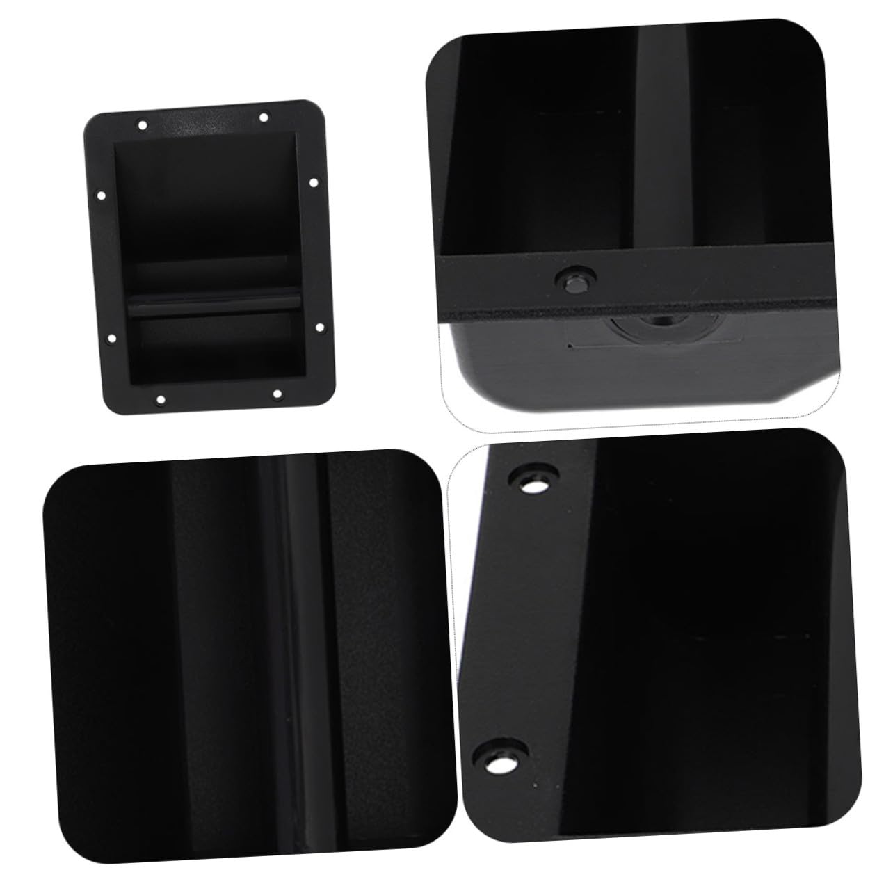4 Piezas Asas de Plástico para Altavoces Mango Lateral de Repuesto para Amplificador Diseño Ergonómico Resistente y Fácil Instalación para Cajas de Sonido y Equipos de Audio