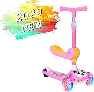GAOTTINGSD Scooters for Kids Scooters for Adults Kids Scooter 3 Wheels Adjustable Height Foldable Kick Scooters With Flashing Wheel Height Adjustment 70cm~80cm Maximum Load 100 Kg
