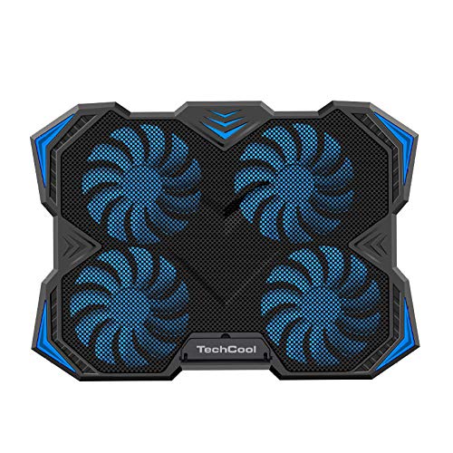 Quiet Notebook Cooling Base Radiator 17-inch Computer Radiator Base Cooling pad-Blue