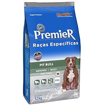 Ração Premier Raças Específicas Pitbull para Cães Adultos - 12kg Premier Pet Adulto