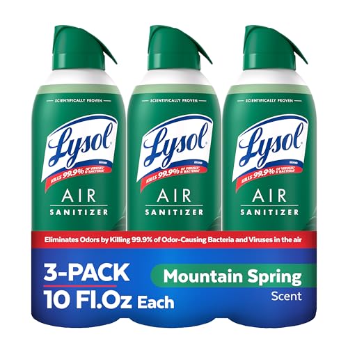 Lysol Air Sanitizer Spray with Bacterial Odor...