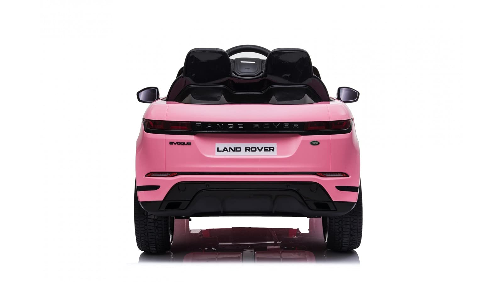 TOYSCAR Macchina Elettrica Per Bambini Range Rover Evoque Full Optional con TAPPETINI INCLUSI Auto Elettrica Per Bambini Telecomandata Sedile In Pelle Porte Apribili Doppio Motore Elettrico 12V (Rosa)