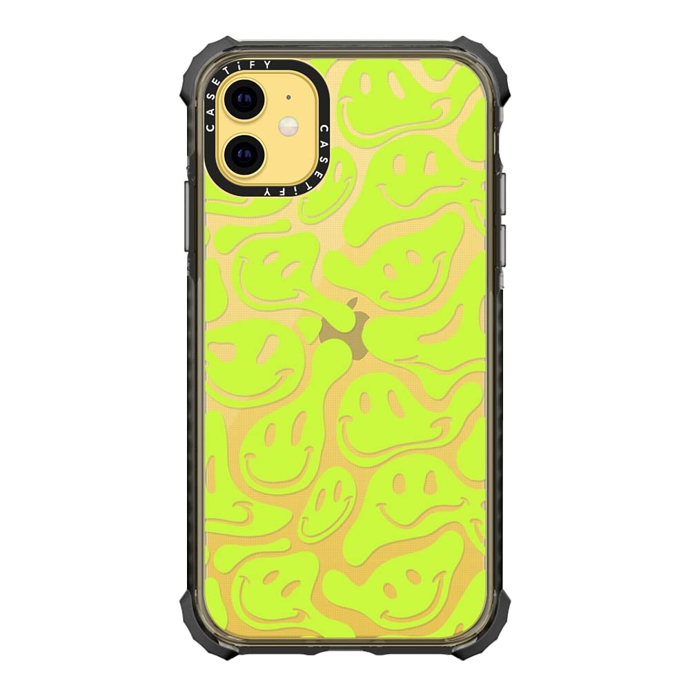 CASETiFY Ultra Impact Case for iPhone 11 - Acid Smiles Neon