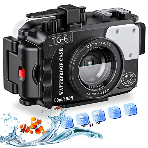 【美品】32万円分セット tg-6、ハウジング、ストロボ、ワイドレンズ、パーツ等 Amazon | Seafrogs 水中カメラハウジング オリンパス TG-6用