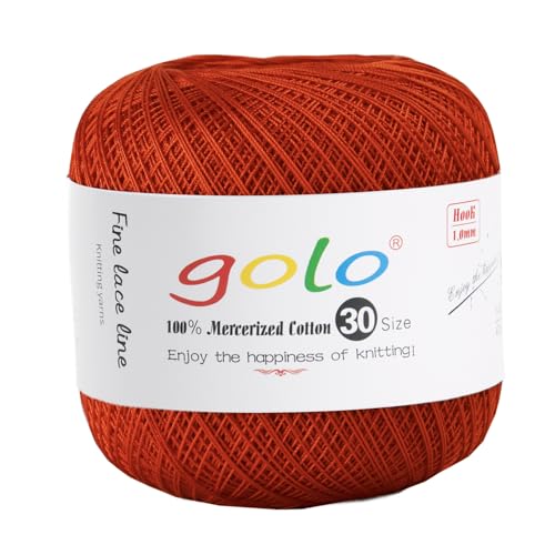 Image of golo Crochet Thread Size 30 Colored Yarn for Tatting 637