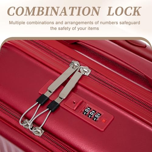 Image of 20 /14 Inch Hardside Luggage, Lightweight Durable Suitcases with Spinner Wheels