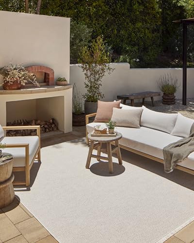 Image of Loloi Amber Lewis Malibu Ivory /Dove 6'-4 inch x 9'-2 inch Area Rug
