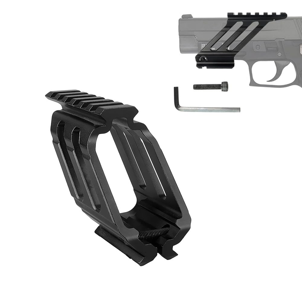 Alluminio facile installare la guida universale del supporto della pistola 21mm per la torcia elettrica di vista del punto rosso di portata