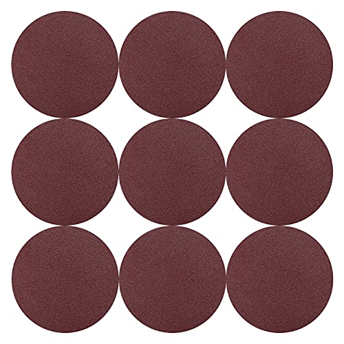 Utoolmart ディスクペーパー サンダー サンディングディスク サンドペーパー ダブルアクション マジック ペーパー 研磨 やすり 電動サンダー用 サンディングパット 木工用 ランダムアクションサンダー用 サンディング 研磨 サンダー用紙やすり丸型 #80 工木工生地研磨用 5インチ 外径 125mm 10枚