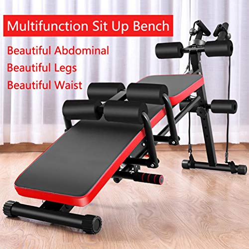 8 IN 1 Abdominal Trainers Push Ups Workout Beauty Waist Machine Height Adjustable Trainer Sit-up Exerciser for Home Gym,Dumbbell Bench