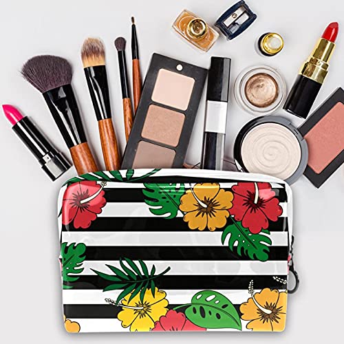Trousse de maquillage violette compacte contre le désordre