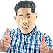 Produktbild THE TWIDDLERS Neuheit Menschliches Gesicht Latex Kopf Maske - Kim Jong Un Kostüm - Koreanischer Diktator - Brillant für Halloween Partys saisonale Dekoration - Verkleidung - Karneval usw.