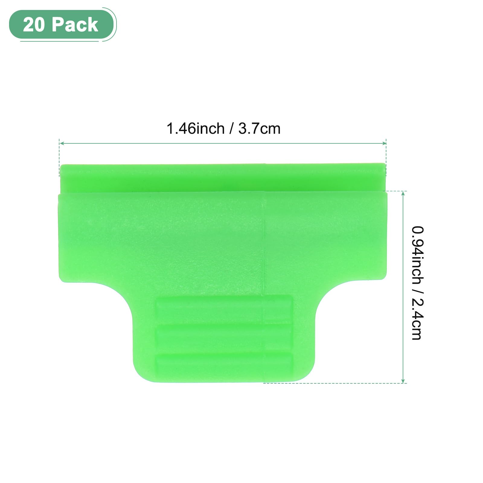 M METERXITY 20-Pack Greenhouse Clamps for 1/4 Inch PVC Pipe - Image 3