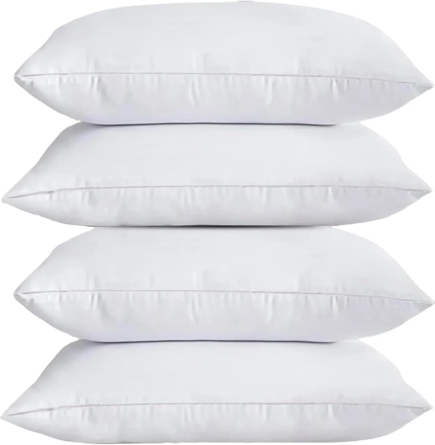 AmigoZone 6 Pack Hollow Fibre Bed pillows 50x75cm, Non allergenic Soft pillows for Sleeping, Bounce Back Support Hollow Fibre Filled Pillows - Pack of 6
