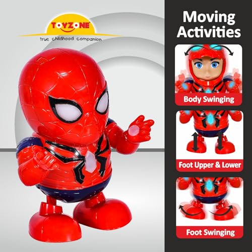 Image of Toyzone Dance Hero-22039 | Electronic Toy | Dancing Hero | Musical Toys | Music with Dance Movement | Battery Operated Toy | Light & Music | Age 12+ Months