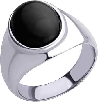 Anello Uomo Acciaio Inox Con Pietra Turchese/Onice - Design Celtico Vintage, Taglie 8-12 - Foto 11