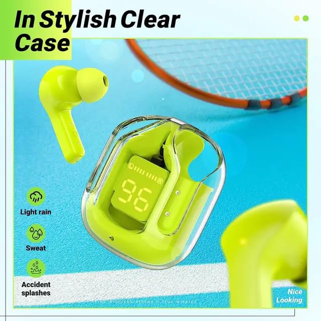 Image of Bleaws Air 31 True Wireless Stereo Earphone Wireless in-Ear TWS Earbuds Transparent Headphones