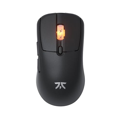 Immagine del prodotto Fnatic BOLT Mouse da Gaming Wireless Nero – Sensore Pixart 3370, 67g, WiFi & Bluetooth, Carica USB-C, Switch Kailh GM 8.0, 4 Profili, 4 DPI Fasi, PTFE vergine (Windows)