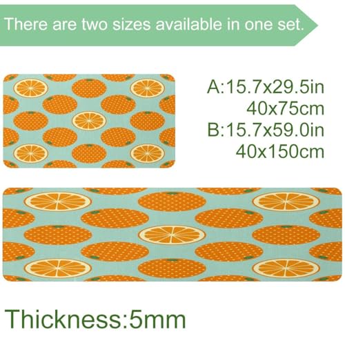 Tapetes de cocina lavables alfombras antideslizantes para pasillo y cuarto de lavado pack de 2 3