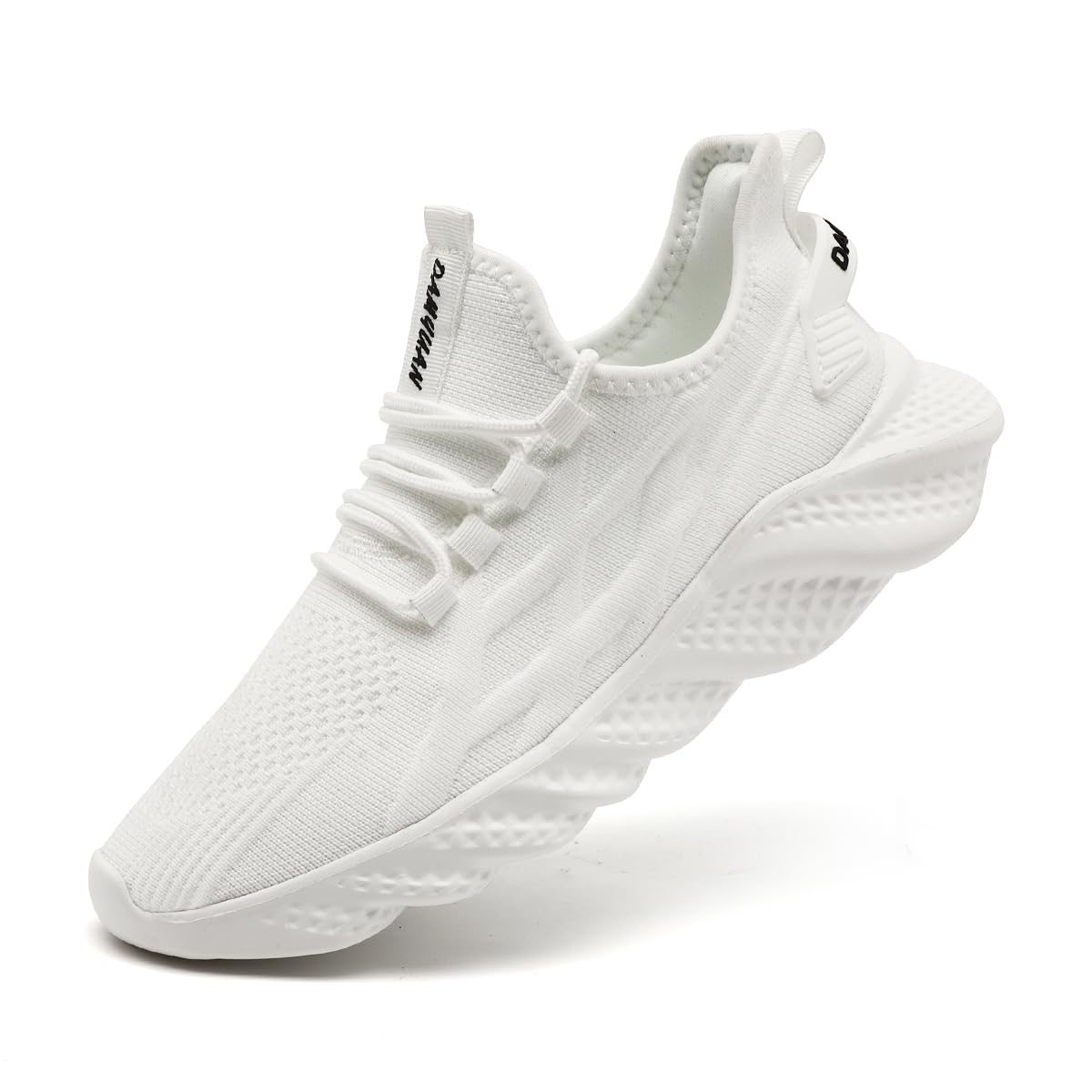 XKOWUO Mens Walking Shoes Running Trainers Sneakes Athletic Gym Fitness Sport Shoes Non Slip Breathable Mesh Comfortable Workout Fashion Slip On