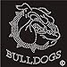 Rhinestone Diamante Crystal Iron On T Shirt Design Transfer - Bulldog Dog Canine