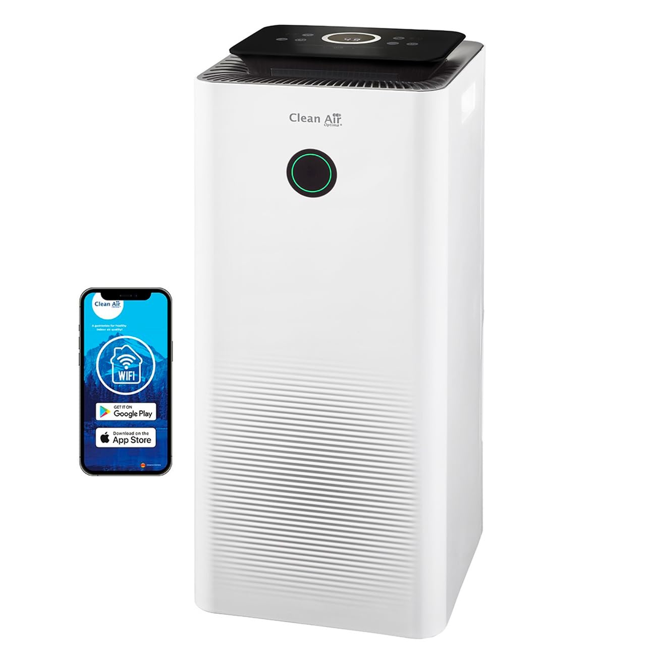 Clean Air Optima - Deumidificatore e purificatore d'aria CA-​707 Smart - 70 m² / 175 m³ / 750 ft²