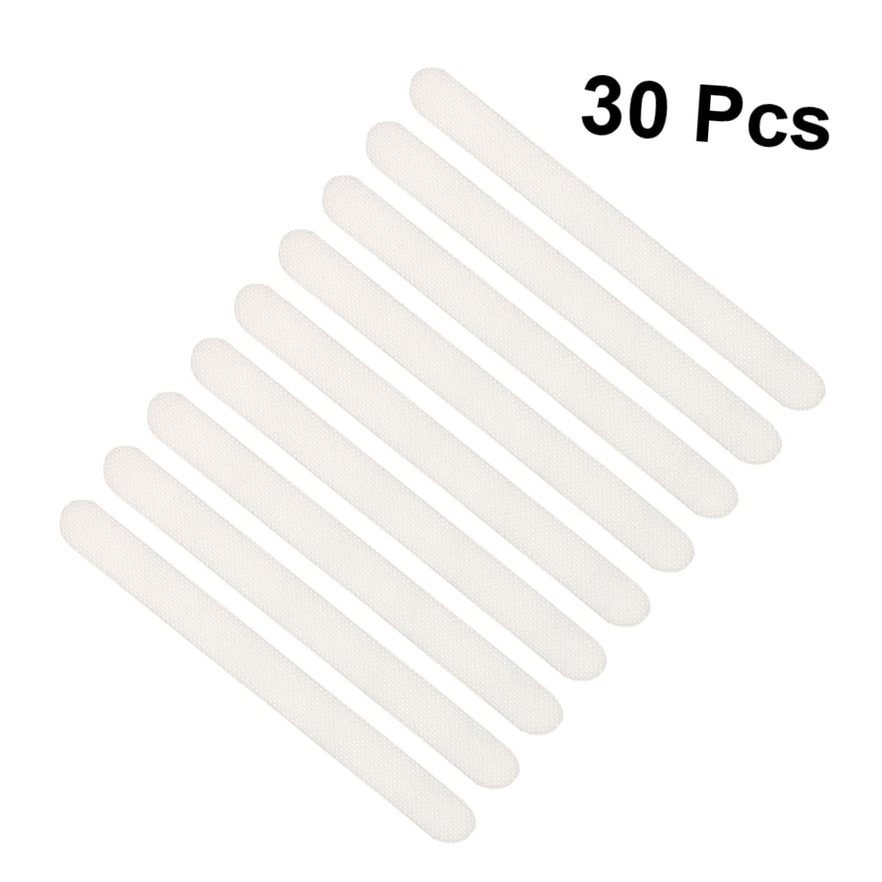 OUNONA 30pcs Transparent Slip Stickers for Bathroom Safety Non Slip Bath Strips Easy Installation for Kitchen Swimming Pool and Corridors Bath Safety Decals