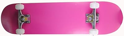 Sports Complete Full Size Standard Maple Deck Skateboard (Pink)