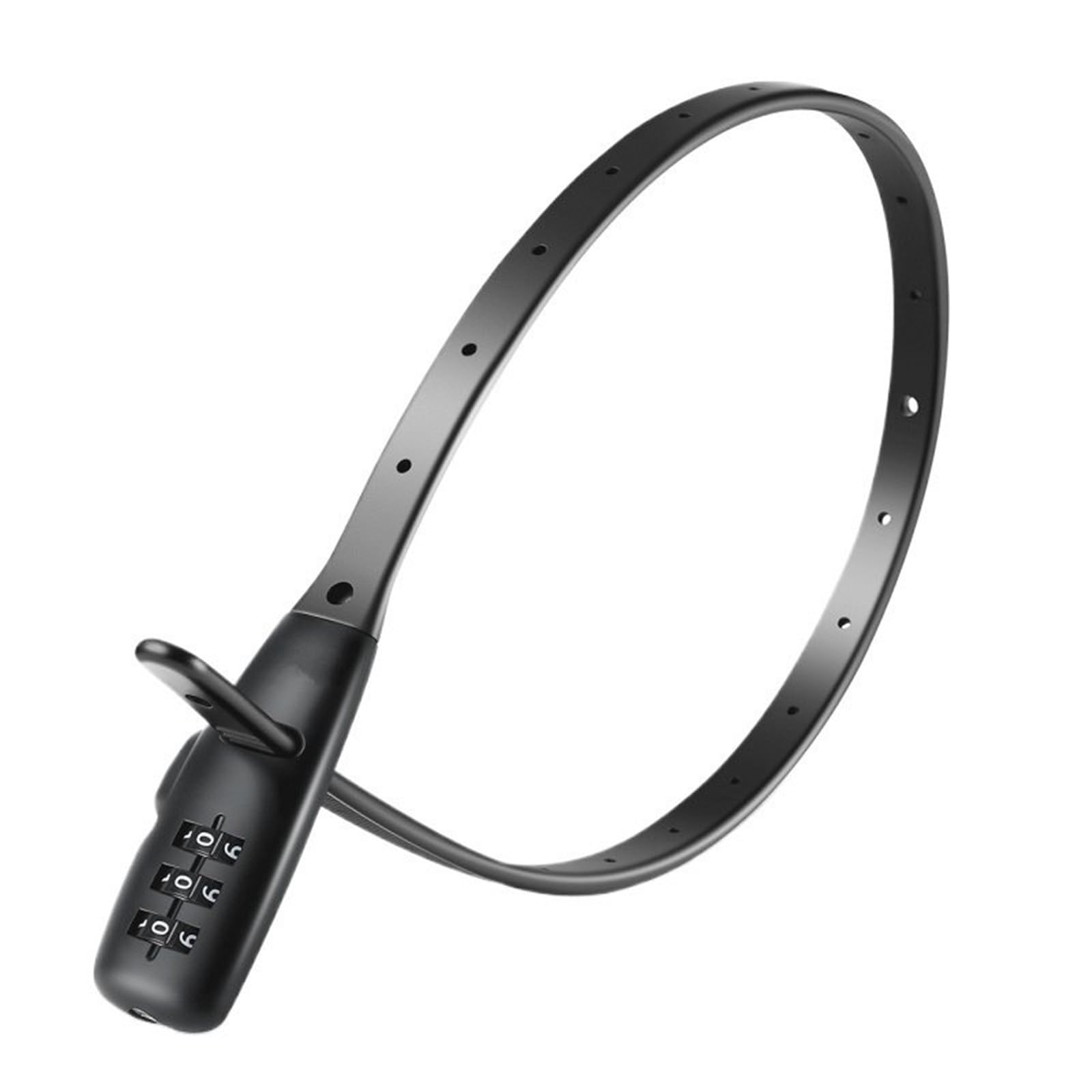 Chain Lock Bicycle Lock Portable Cable Zinc Alloy Motorcycle Helmet Password Safety Anti-Theft Adjustable Rope Motorcycle Handlebar Lock(53cm-Long-A)