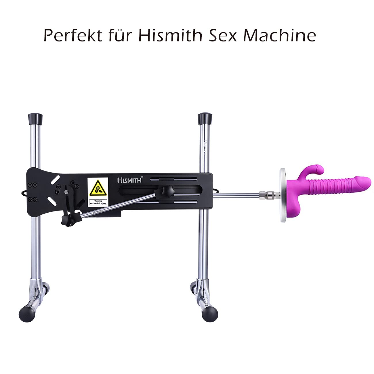Hismith Ventosa per sex machine, Diametro lunghezza 9 cm per dildo donna con ventosa,macchina del sesso adattatore di ventosa con sistema KlicLok, versione migliorata