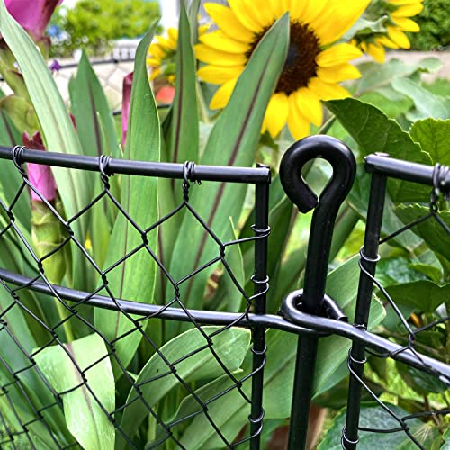 JILLSKY 10 Pack Garden Plant Protection Cloches 14"x16", Heavy Duty Chicken Wire Plant Protectors, Rustproof Metal Garden Cages to Shield Seedlings, Flowers & Vegetables from Animals - Image 5