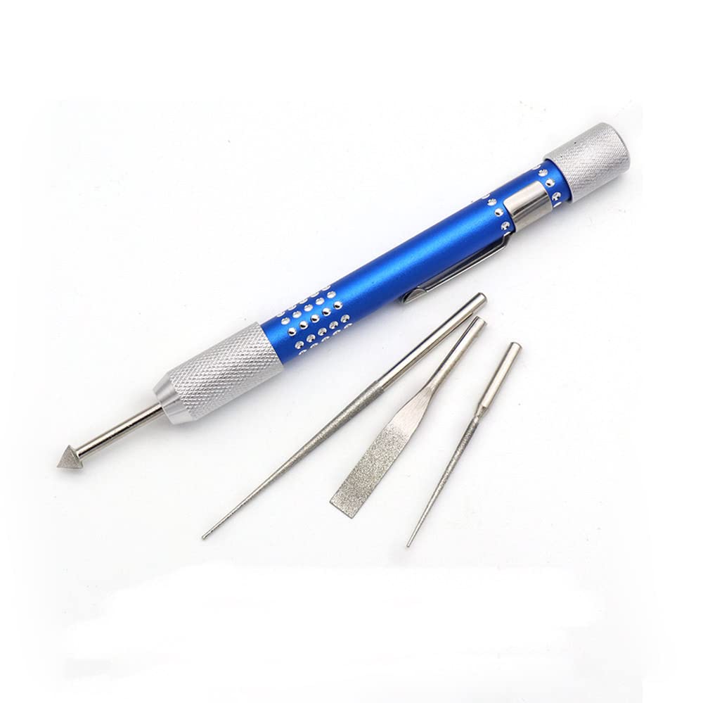 VOANZOBeading Needles Kit Grinding Carving Tool Pearl Reamer for Jewellery Making