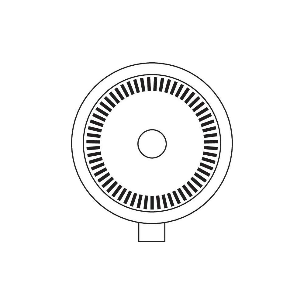 Faro rotondo a lunga portata Saturn 12/24 V + luce notturna Angel Eyes