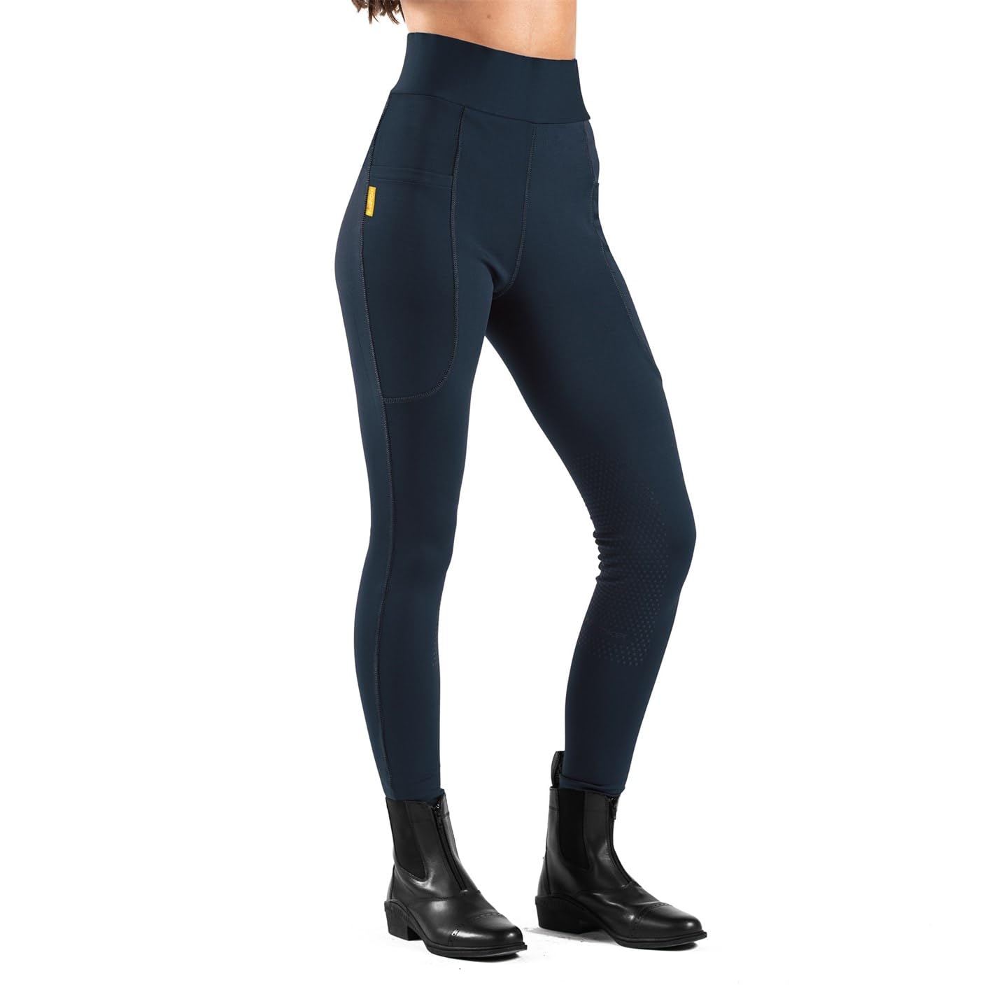 John Whitaker Womens Alderley Riding Tights Navy 13-14 Years