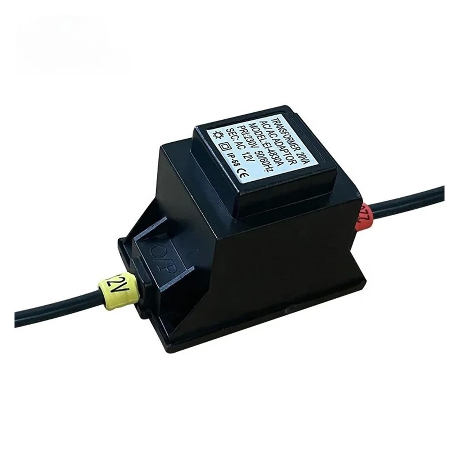 Transformador subacuático a prueba de agua Transformador de iluminación paisaje impermeable, adaptador corriente for luz piscina, diodo emisor, grado IP68 AC220V