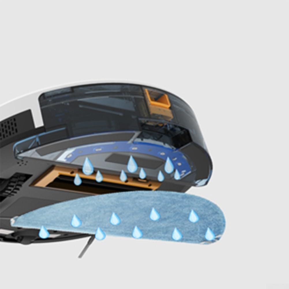 -Pack Washable Mop Pads for M1 S6 S4 For X500 Pro Robot Vacuum, Reusable Microfiber Cleaning Cloths, Soft Hard Floor Care Supplies for Pet Hair