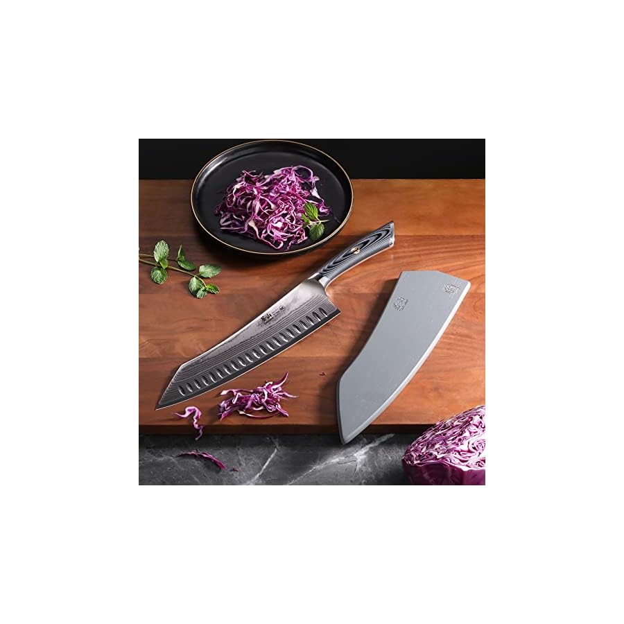 Cangshan-NAKA-Series-X-7-Steel-Forged-Rocking-Chefs-Knife-with-Sheath-10-Inch Cangshan NAKA Series X-7 Steel Forged Rocking Chef's Knife with Sheath (10-Inch)