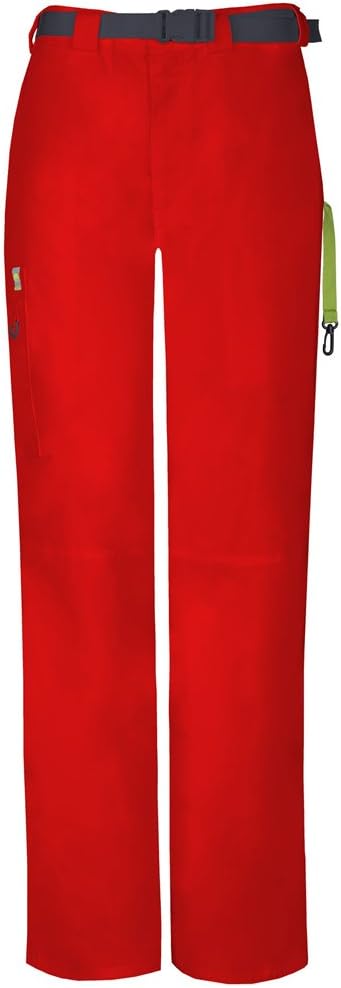 Code Happy Men's Straight Leg Belted Cargo Pant, red, X-Small Short