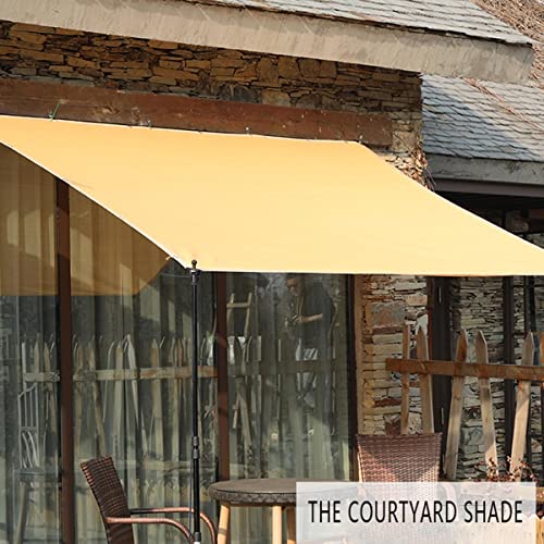 Voile d'ombrage rectangulaire sur votre terrasse pour des repas frais en été
